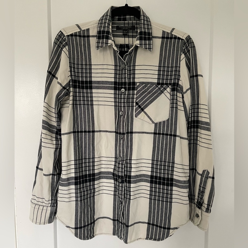 Banana Republic Fleece Button Down